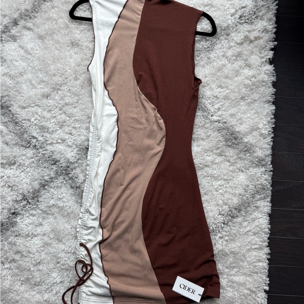 NWT Cider Colorblock Sleeveless Dress